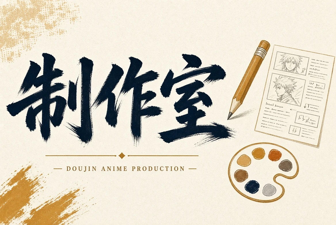 动漫制作室流程